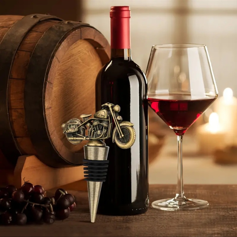 Wine Stopper,  Receive One,  Motorcycle Wine Stopper - Picture 7 of 8